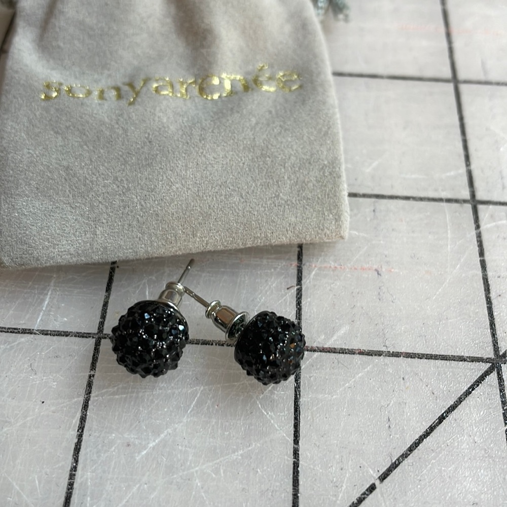 Sonya Renée disco ball studs - Picture 2 of 3